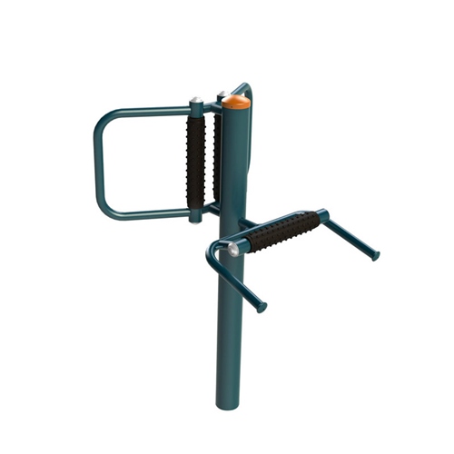 户外健身器材-立式腰背按摩器