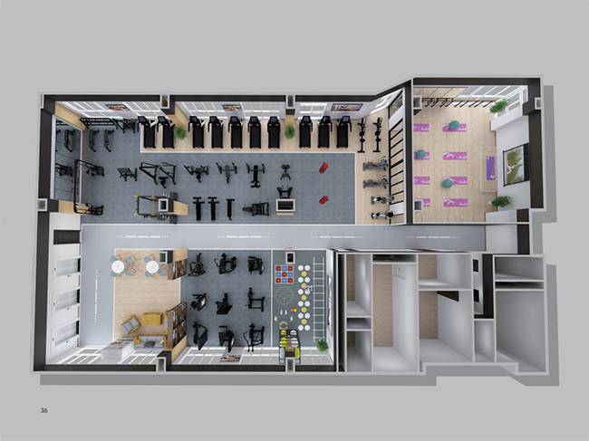 房地产健身器材解决方案-好博健身器材